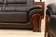 Elegant Leather Sofa Set 611#_4
