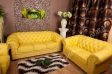 Leather Sofa Set Chesterfield 3+2+1 #333_6