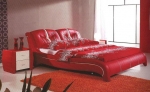 Leather Bedroom Set  + 2 nightstands P073